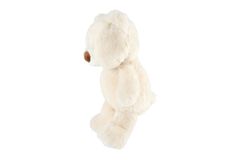 Teddies Medved sedi plišast 35cm bela