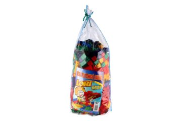Lori Gradbeni kompleti 500 paket za vrtec plastika 500 kosov v vrečki