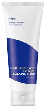 Isntree Vlažilna pena za čiščenje s hialuronsko kislino (pena za čiščenje z nizkim pH) 150 ml