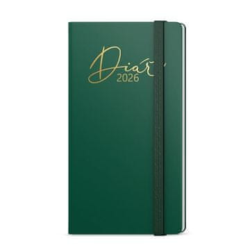 Tedenski žepni dnevnik 2026 Luxi - zelen