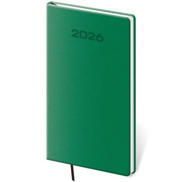 Tedenski žepni dnevnik 2026 Soft - zelen