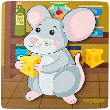 Woody 102191365 Puzzle Baby - miška