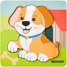 Woody 102191363 Puzzle Baby - psiček