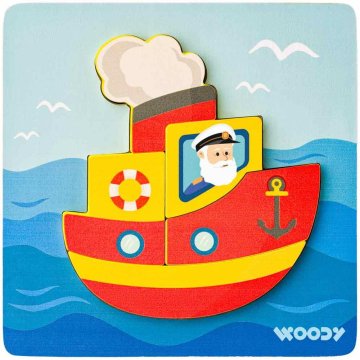 Woody 102191361 Puzzle Baby - Čoln