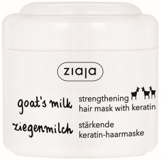 Ziaja Maska za suhe in dolgočasne lase s keratinom Kozje mleko 200 ml