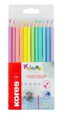 Kores Kolores Pastelne trikotne barvice 12 barv