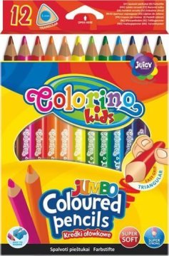 Colorino Trikotne barvice JUMBO 12 barv