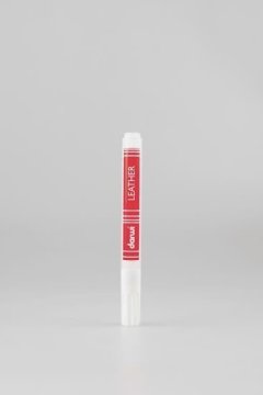 Darwi LEATHER označevalci za usnje in usnje - Beli 6 ml