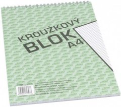 Vrhnji zvezek A4, kvadraten, 50 listov