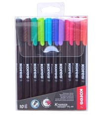 Kores K-MARKER Permanentni marker, tanka konica M, komplet 10 kosov
