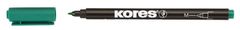 Kores K-MARKER Permanentni marker, tanka konica M, zelen