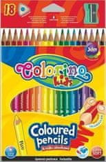 Colorino Trikotne barvice z ostrilom 18 barv