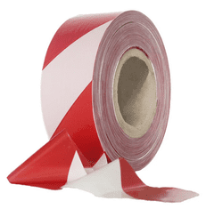 GEKO Opozorilni trak 70mm x 500m RDEČE-BELI