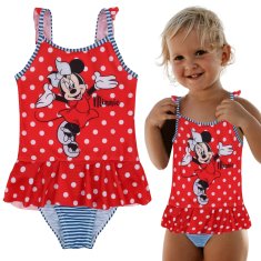 Disney DISNEY Minnie Mouse ENODELNI kopalke s pikami za deklice ZA BAZEN, ZA PLAŽO 128-134cm