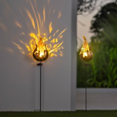 Haushalt Solarni vrtni vtič Fuego, 2 kosa