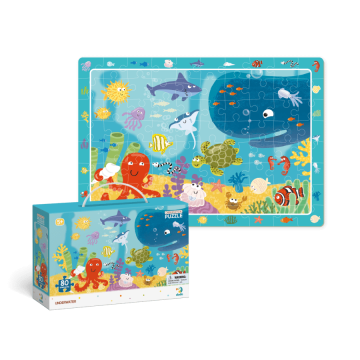 DoDo Puzzle - Pod vodo/oceanom 80 kosov