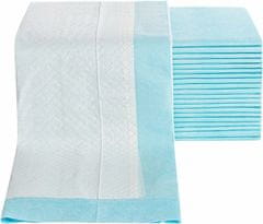 Carine Enkratna vodoodporna higienska podloga, 90 cm x 180 cm, modra, 30 kosov