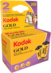 Kodak Barvni negativ film Gold 200 135/24 - 2 kosi (KODAKG200242)