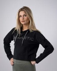 LEAFLETIC Ženska kratka kapucarja iz bombaža z elastanom – udobna in modna, XS