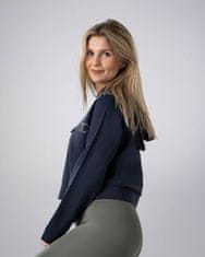 LEAFLETIC Ženska kratka kapucarja iz bombaža z elastanom – udobna in modna, L