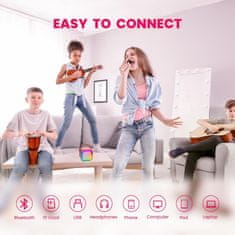 JOJOY® Karaoke naprava za otroke, Otroški mikrofon, Igrače, Darilo za deklice | KIDOKE