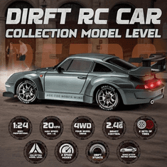 JOJOY® Drift avtomobil z daljinskim upravljalnikom, dirkalni avto, do 20 km/h | DRIFTOR
