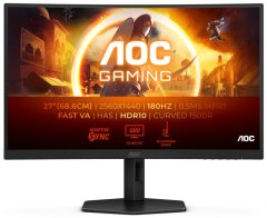 AOC CQ27G4X gaming monitor, 68.58 cm, QHD, VA, 180Hz, ukrivljen