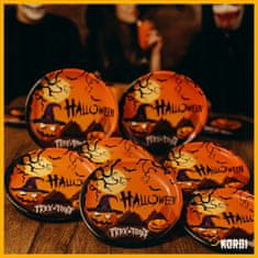 Korbi Papirnati krožniki Halloween – okrasni dekorativni set 24 kosov