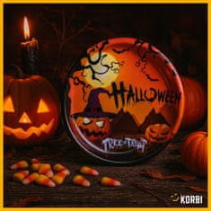 Korbi Papirnati krožniki Halloween – okrasni dekorativni set 24 kosov