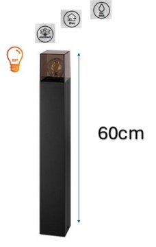 master LED Talna svetilka 1xE27 za LED IP44 60cm DENVER