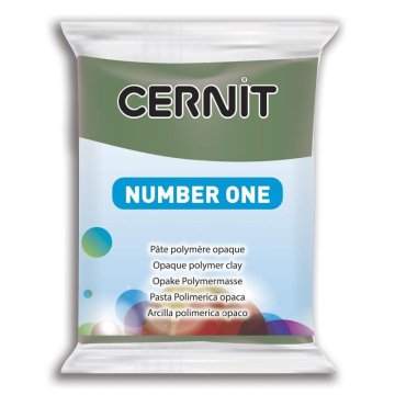 Cernit NUMBER ONE 56g olivno zelena