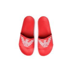 Emporio Armani Japanke rdeča 44 EU Pool Mod Slides