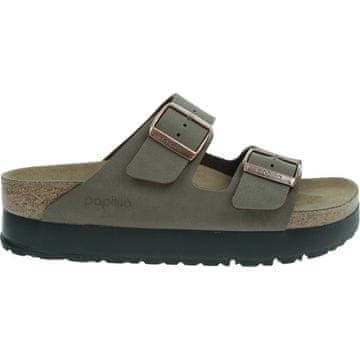 Birkenstock Japanke olivna Papillio Arizona Flex Platform