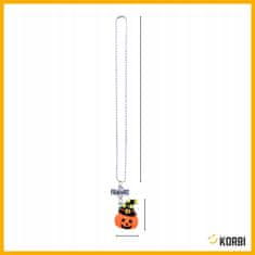 Korbi Čudovit komplet BFF ogrlic – prijateljstvo in Halloween, z motivom buče in netopirja