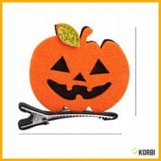 Korbi Sponke za lase – okrasitev buče, oranžne, Halloween, karneval (2 kosa)