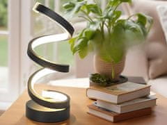 Verkgroup LED spiralna namizna svetilka 3 barve svetlobe USB črna