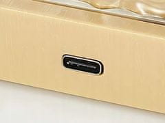 Verkgroup Akrilna aku. LED RGB kristalna svetilka kocka USB + daljinec