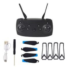 Lean-toys Aku. 3D 360 LED zložljiv dron s HD kamero LU800