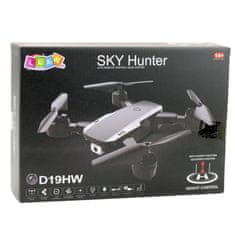 Lean-toys Aku. 360 zložljiv dron s kamero Sky Hunter D19HW WiFi FPV