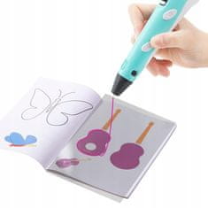 Dexxer Komplet 3D pisalo tiskalnik + 200m PLA filamentov 230V