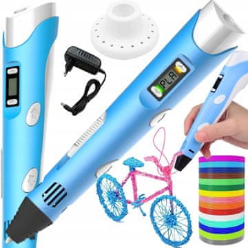 Dexxer Komplet 3D pisalo tiskalnik + 200m PLA filamentov 230V