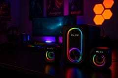 Autoblow RGB LED 2.1 računalniški USB igralni zvočniki z nizkotoncem