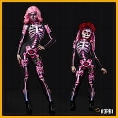 Korbi Strašljiv kostum Skeletorka – kostum kostanja v stilu Coco, Halloween in karneval