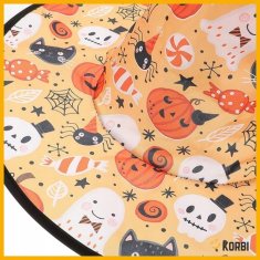 Korbi Čarovniški klobuk – kostum, Halloween, pustni dodatek, oranžen