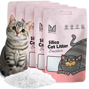 Mersjo Mersjo Sensitive silikonska mačja stelja 5x3,8L