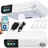 FM LED viseči kuhinjski radio LCD Bluetooth DAB+ bel