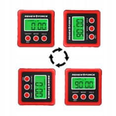 Dexxer 3v1 mizarski magnetni digitalni LCD kotomer