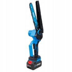 Dexxer Set 21V brezkrtačna akumulatorska verižna žaga 20cm 2x 4Ah kovček