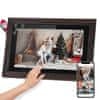 Touch digitalni foto okvir FRAMEO Wi-Fi zvočnik 10,1” les + APP