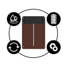 Dexxer Elektronska avtomatska vrata za kokošnjak s senzorjem mraka 35x24cm rjava